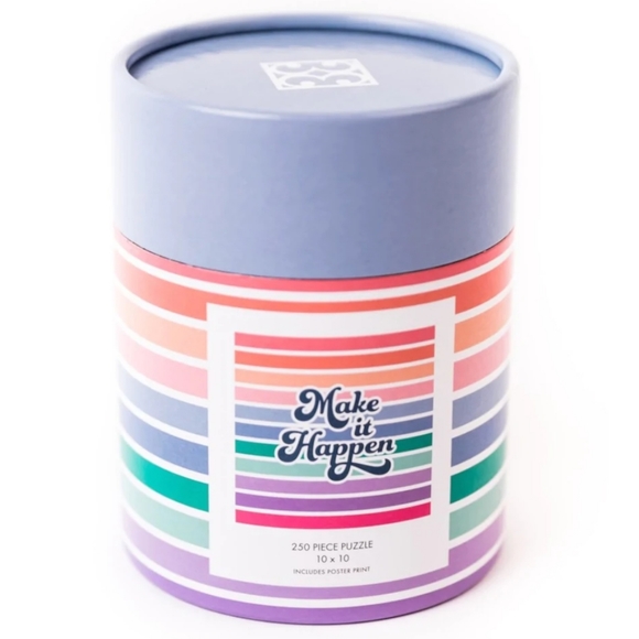 NWT, Puzzle, "Make it Happen" Stripe Mini Puzzle - Picture 2 of 3